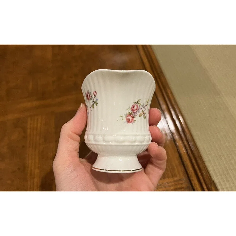 Vintage Queens Rosina Fine Bone China Creamer & Sugar Bowl (Rosamund Pattern)